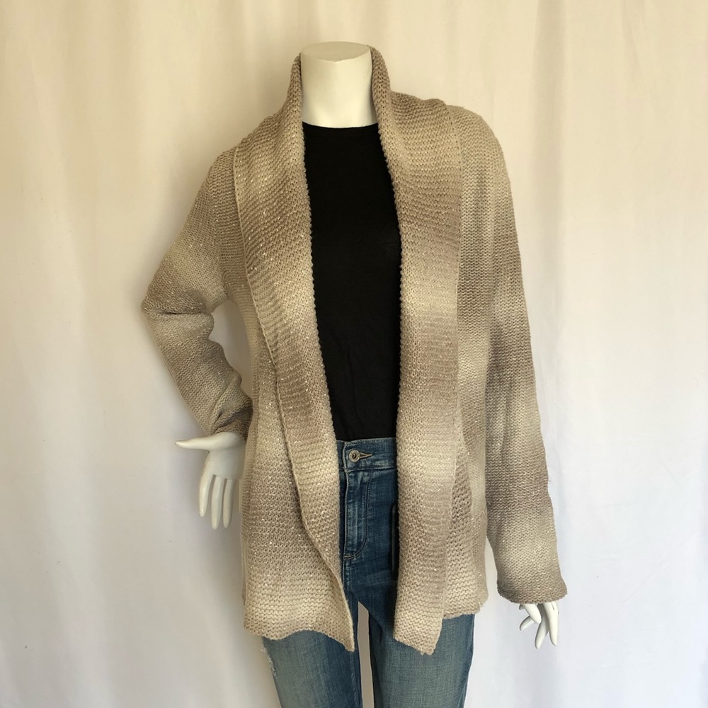 🔥SALE🔥STYLE & CO Open knitted metallic Cardigan